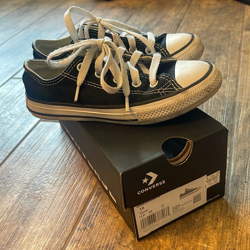 Youth 12 Black Chucks